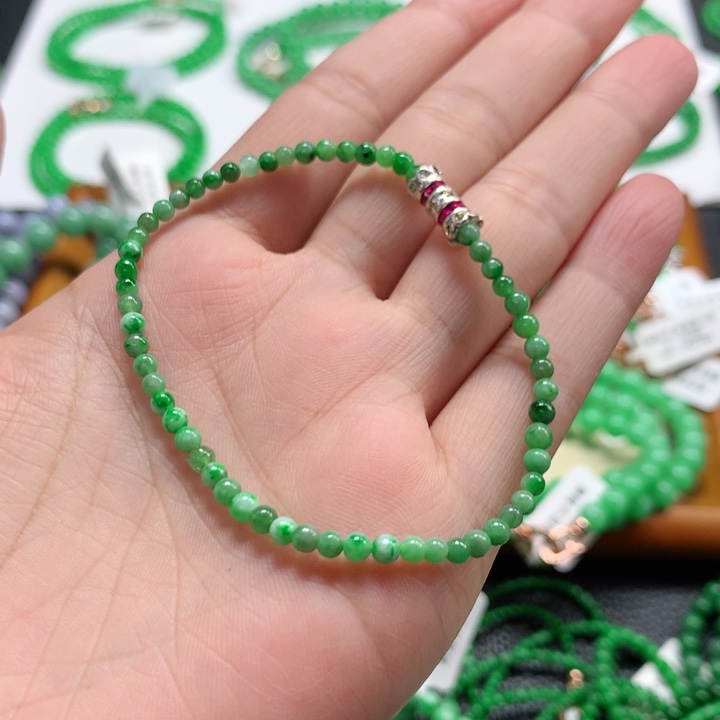 翡翠未镶嵌手链翡翠