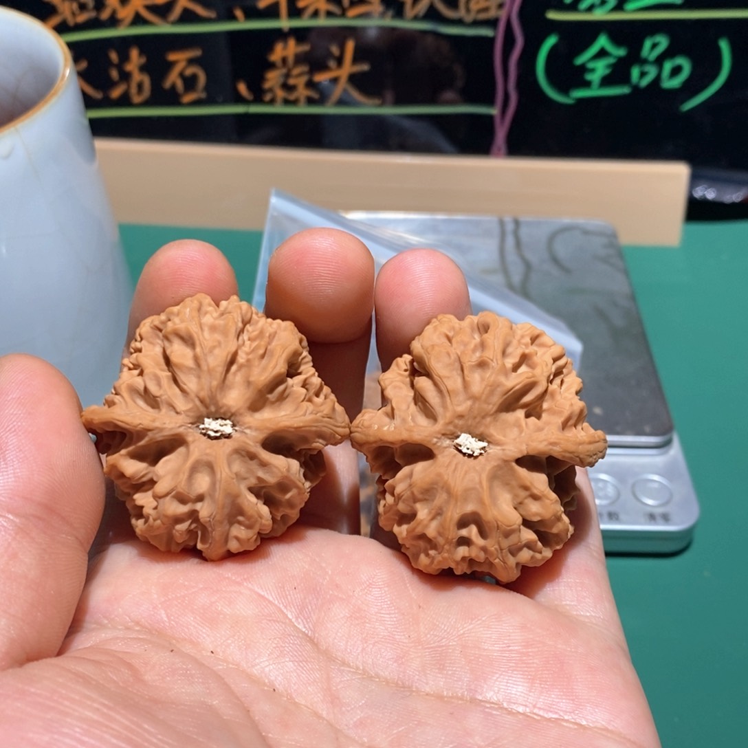 文玩核桃把件40苹果园全品