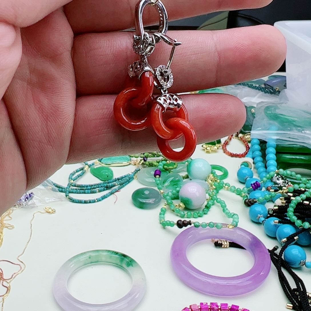 翡翠吊坠(赠链)银S925镶嵌