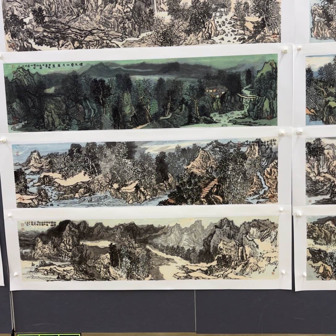 国画岭*兔许永周四尺对开李欣主播