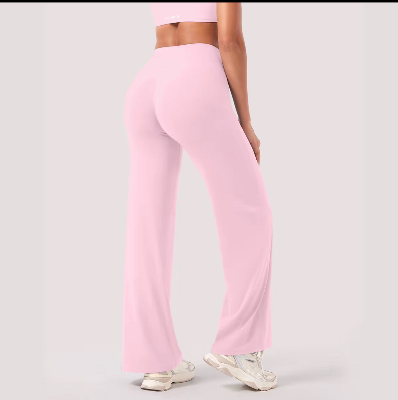 25新款瑜伽裤宽松女士直筒裤日常百搭运动健身长裤