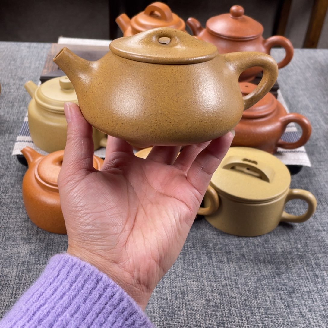 紫砂茶壶黄金段景舟石瓢全手30目249