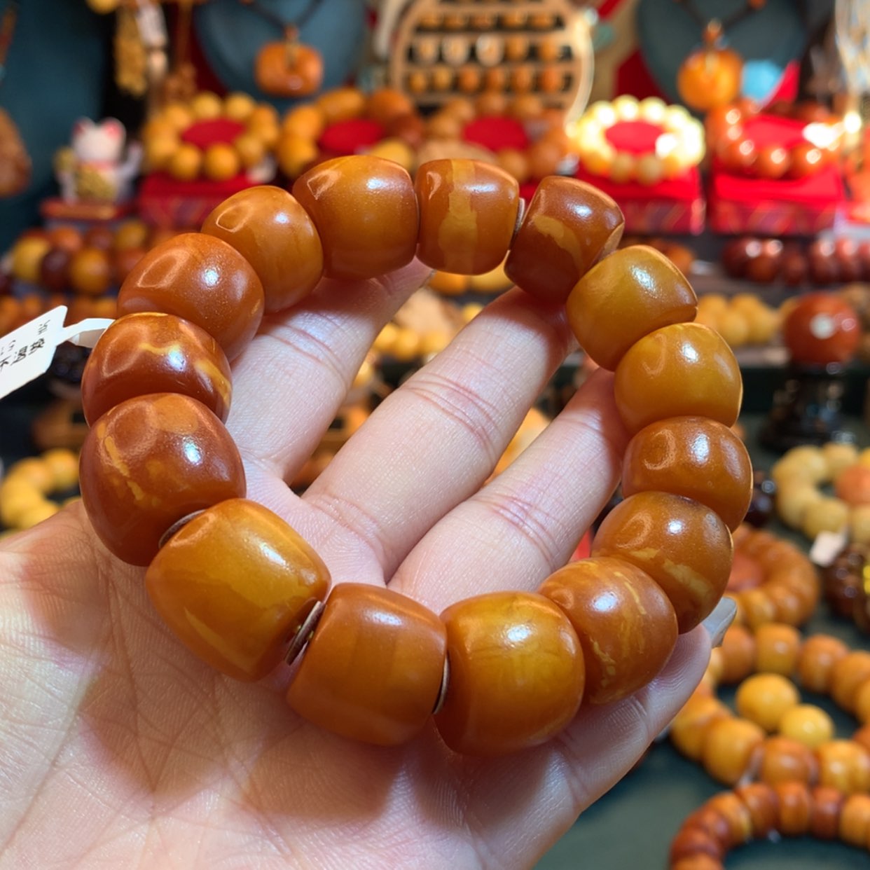 【闪购商品】蜜蜡手串未镶嵌龙*蜜蜡手串