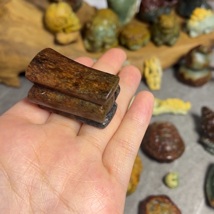 岫岩河磨玉（透闪石质玉）未镶嵌挂件