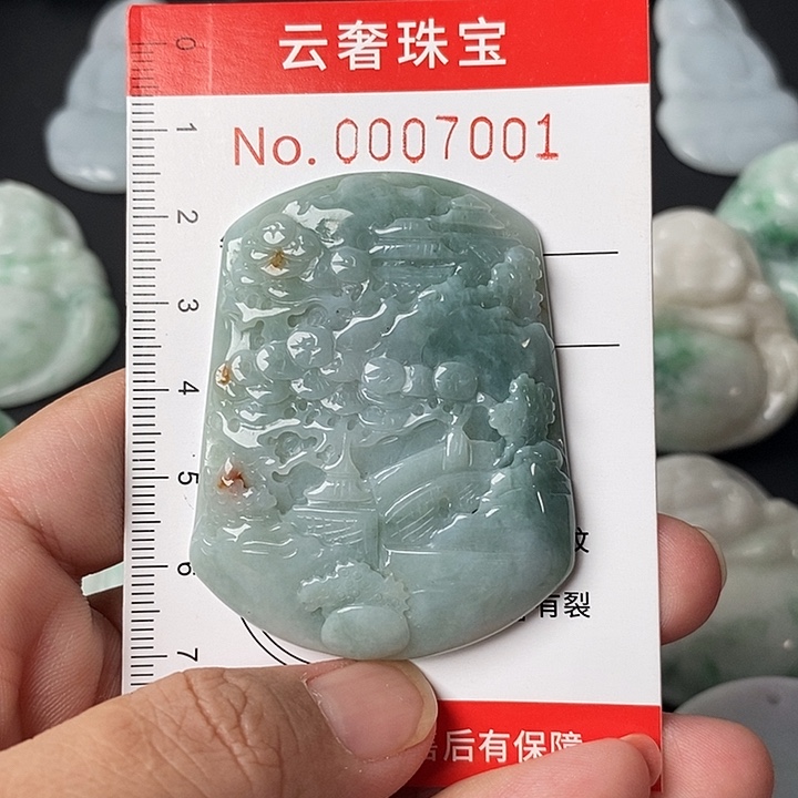 翡翠未镶嵌颈饰1
