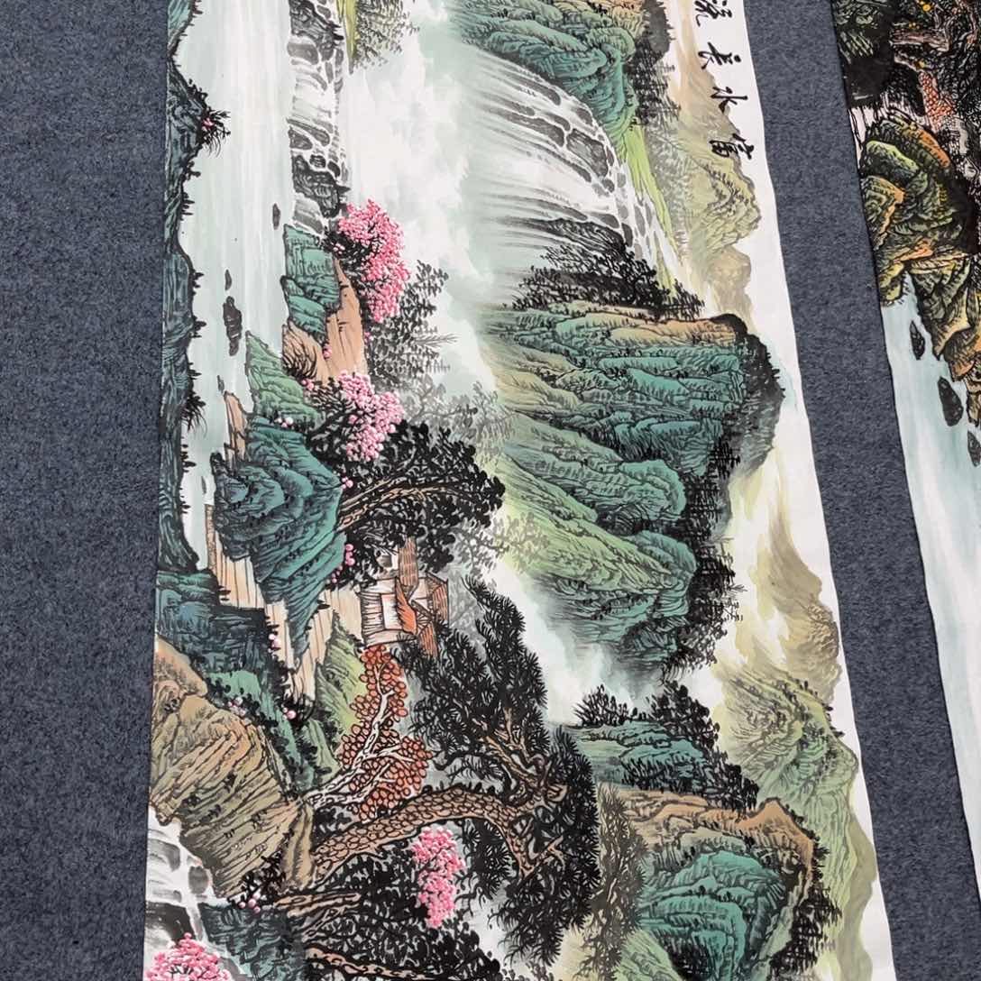 国画宣纸手绘，手工作品