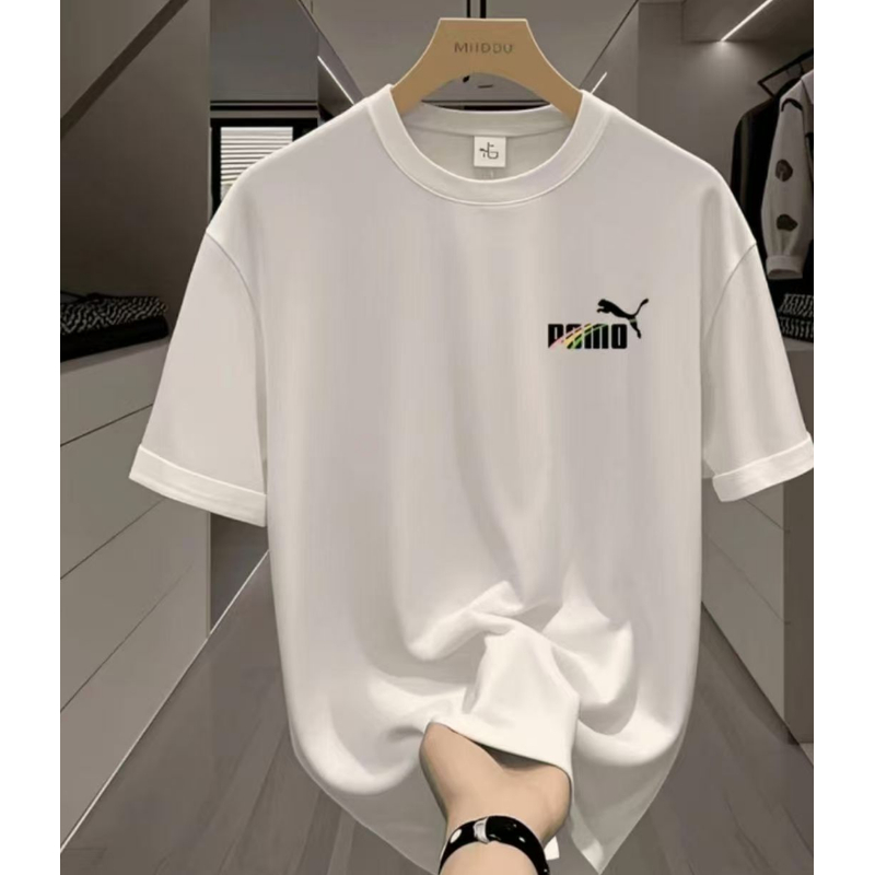 【一折粉丝福利】2025春夏新款奢品男女同款重磅情侣时尚休闲T恤-9