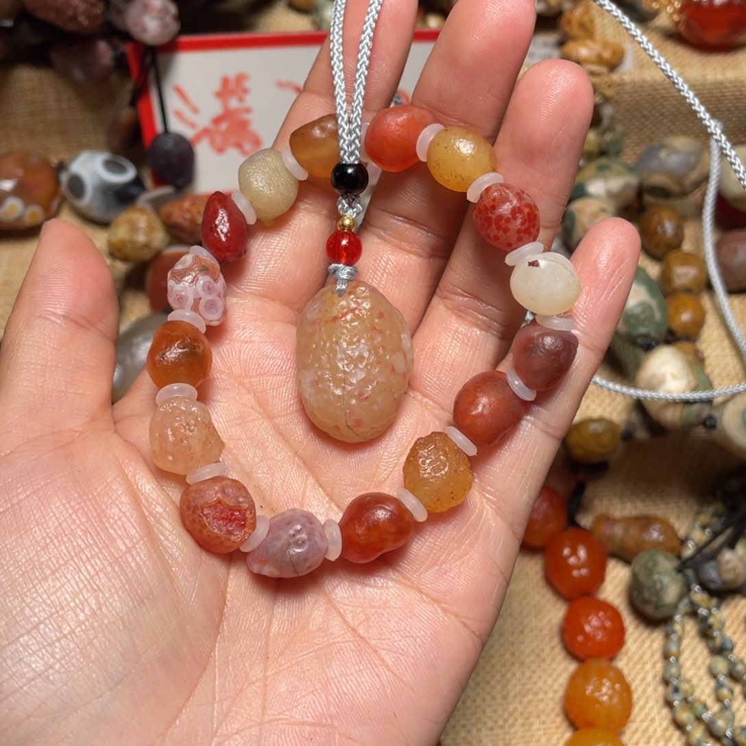 玛瑙/玉髓手链未镶嵌