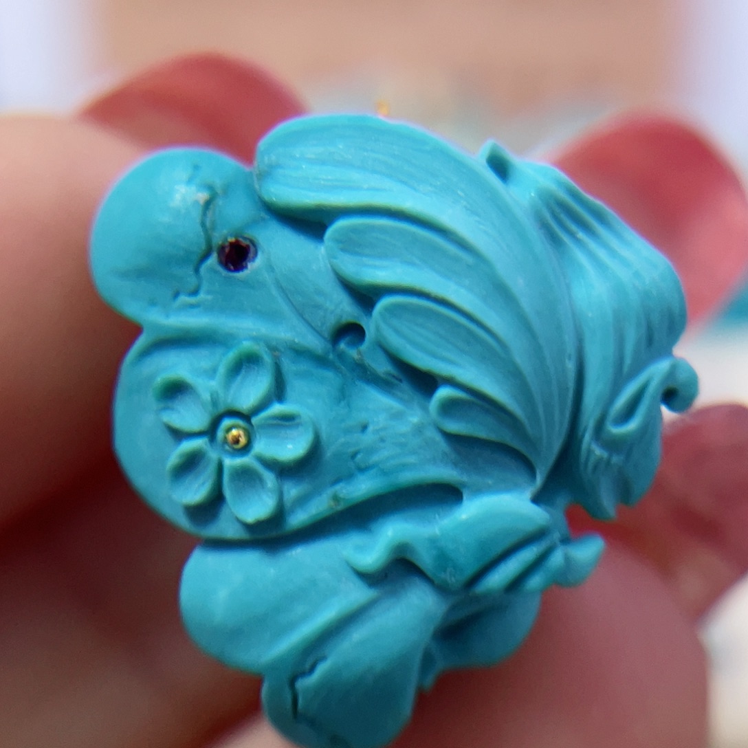 绿松石珠宝奇石未镶嵌