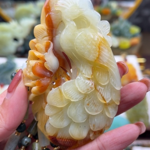 岫玉未镶嵌挂件挂件