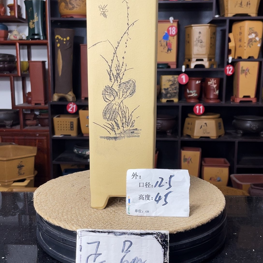 紫砂D-婉秋紫砂花盆