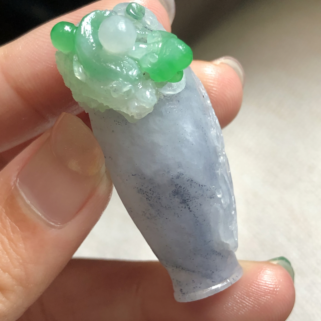 缅甸翡翠A货挂件【毛货定制未抛光无鉴赏期】