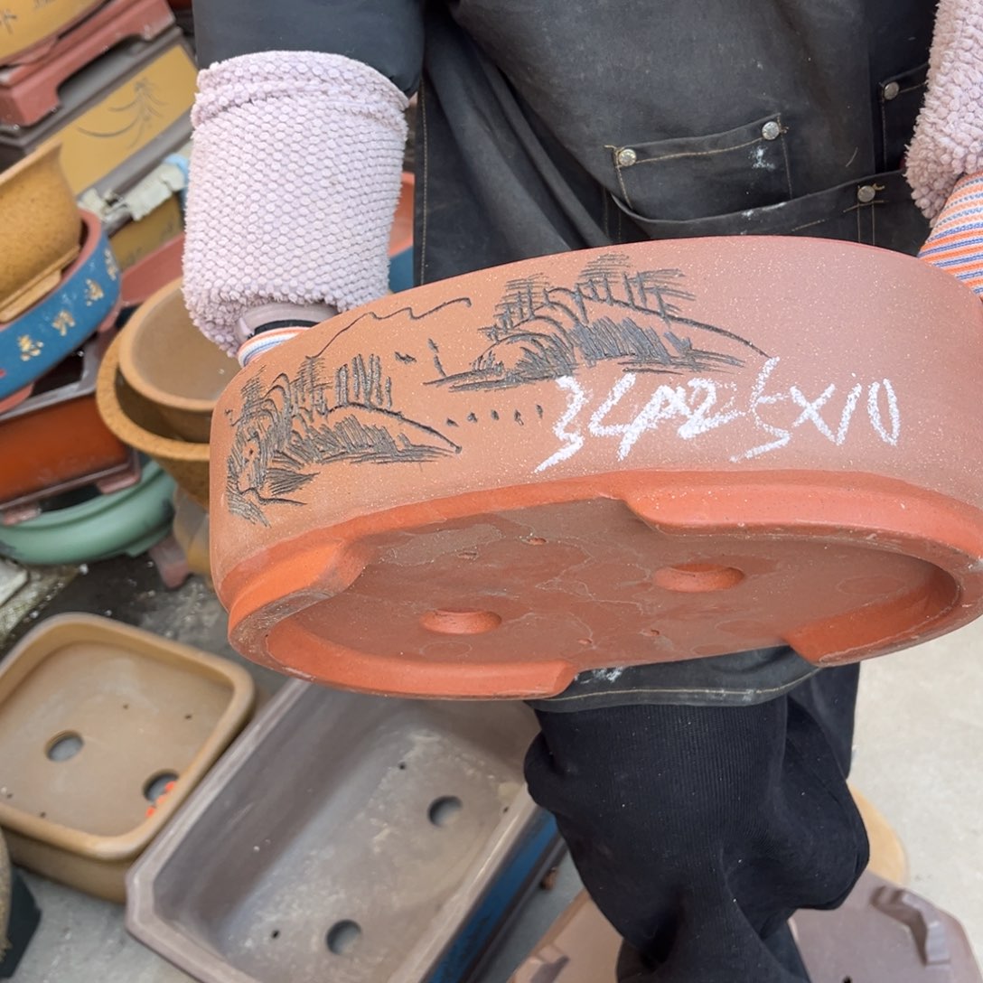 紫砂花盆盆景艺术