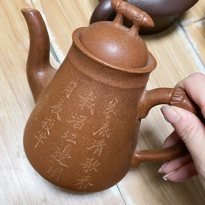 紫砂茶壶原矿手工制作