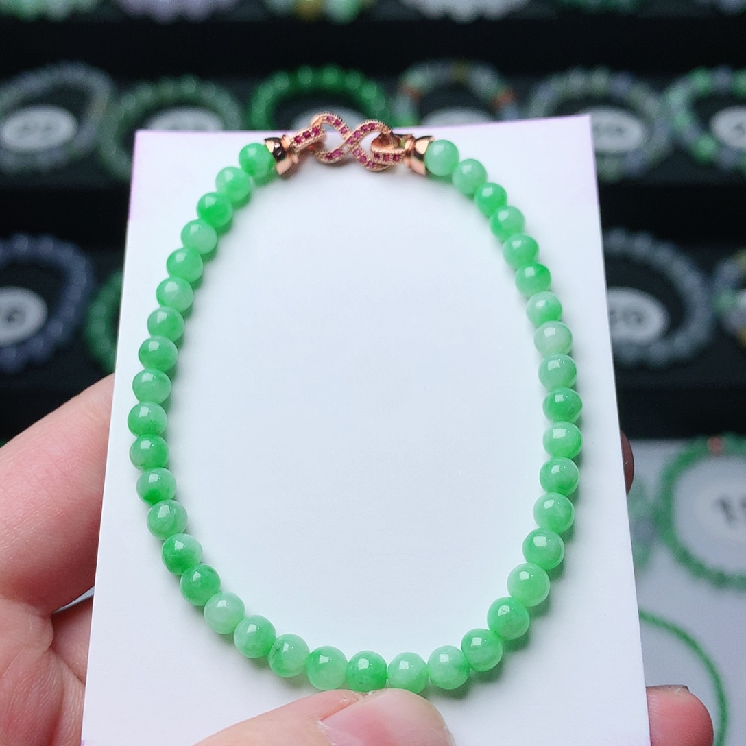 未镶嵌翡翠手链翡翠