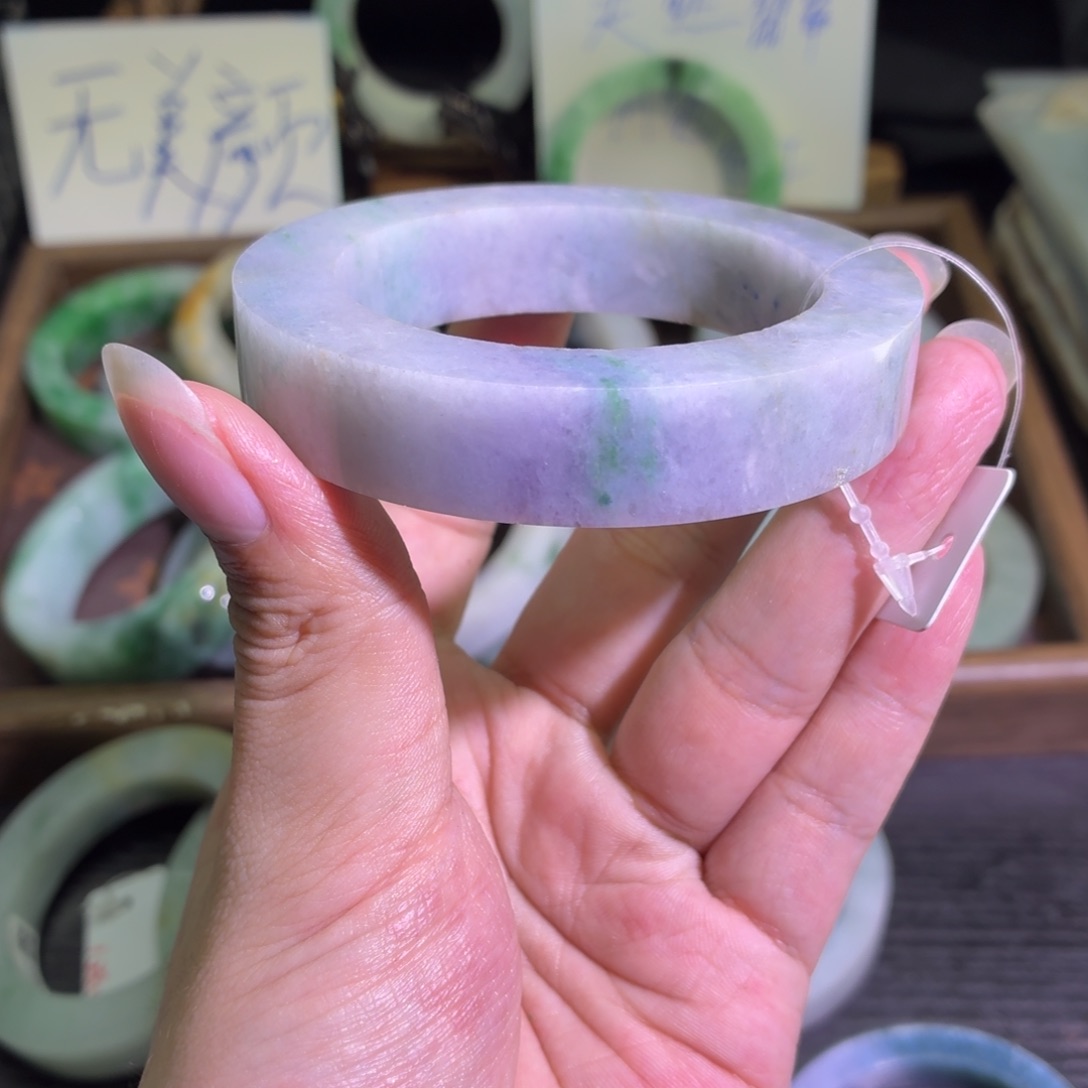 定制翡翠未镶嵌缅甸翡翠A货手镯毛胚定制