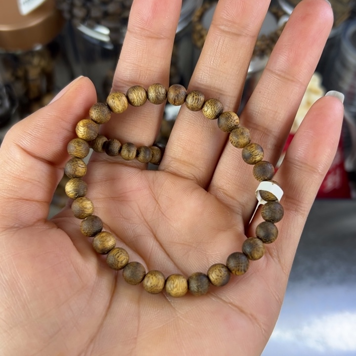 沉香沉香碎屑奇楠沉香0.6圆珠原色原香