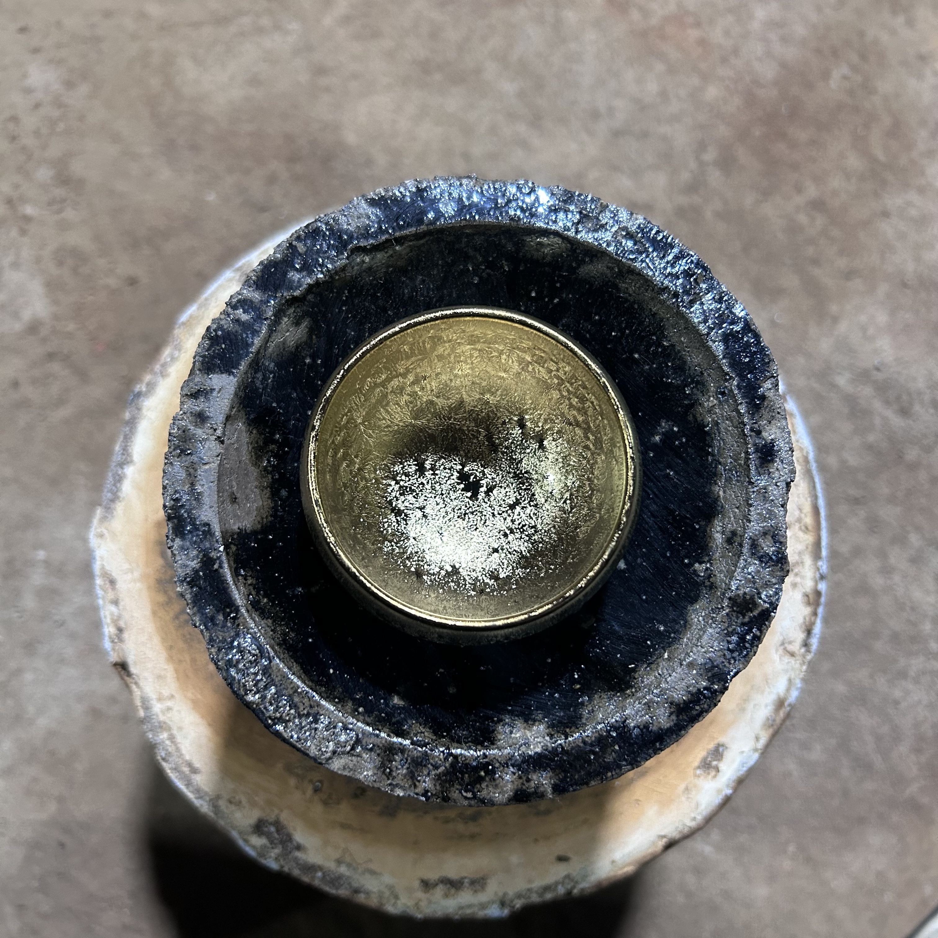 建盏主人杯 全包釉金麟盏