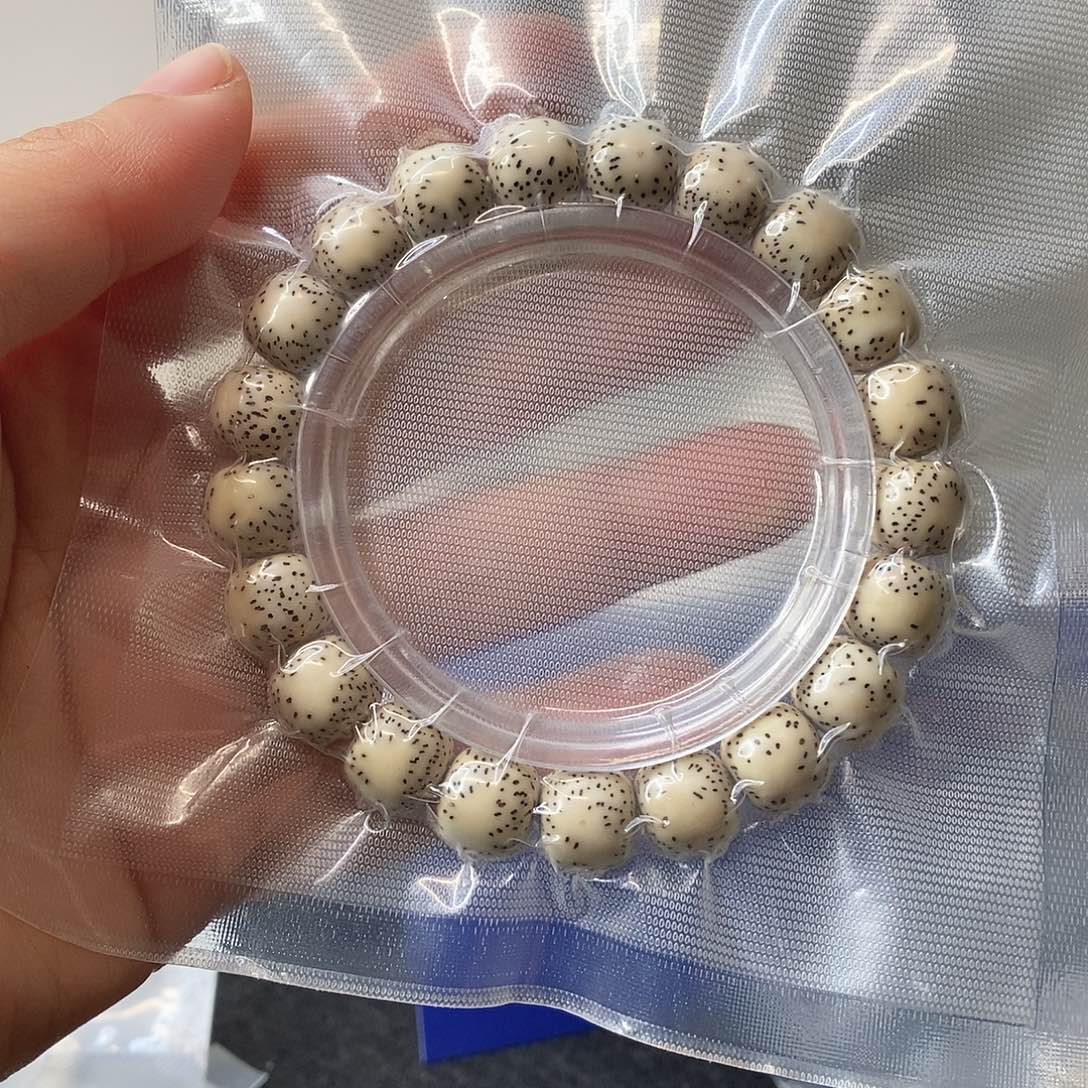 星月菩提吊坠A37原白侧留白11*10单