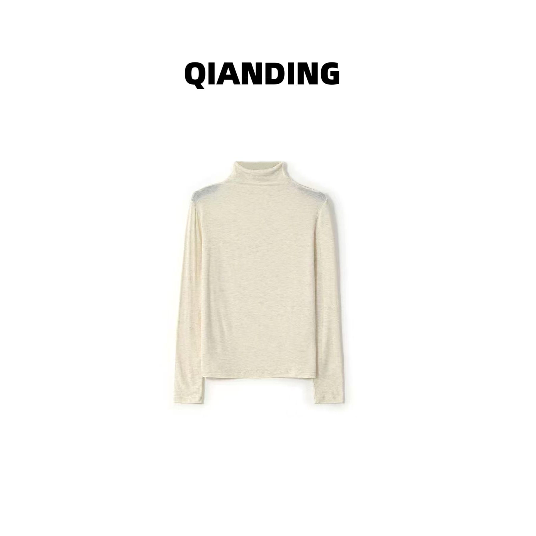 【QIANDING】【高领皮肤衣】阿拉善山羊绒极简显瘦亲肤内搭上衣F186