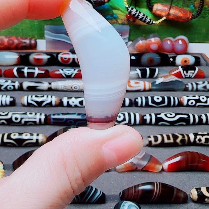 玛瑙/玉髓合金珠宝半成品