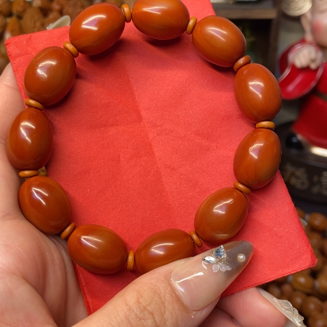 橄榄核手串/手链鹅蛋珠