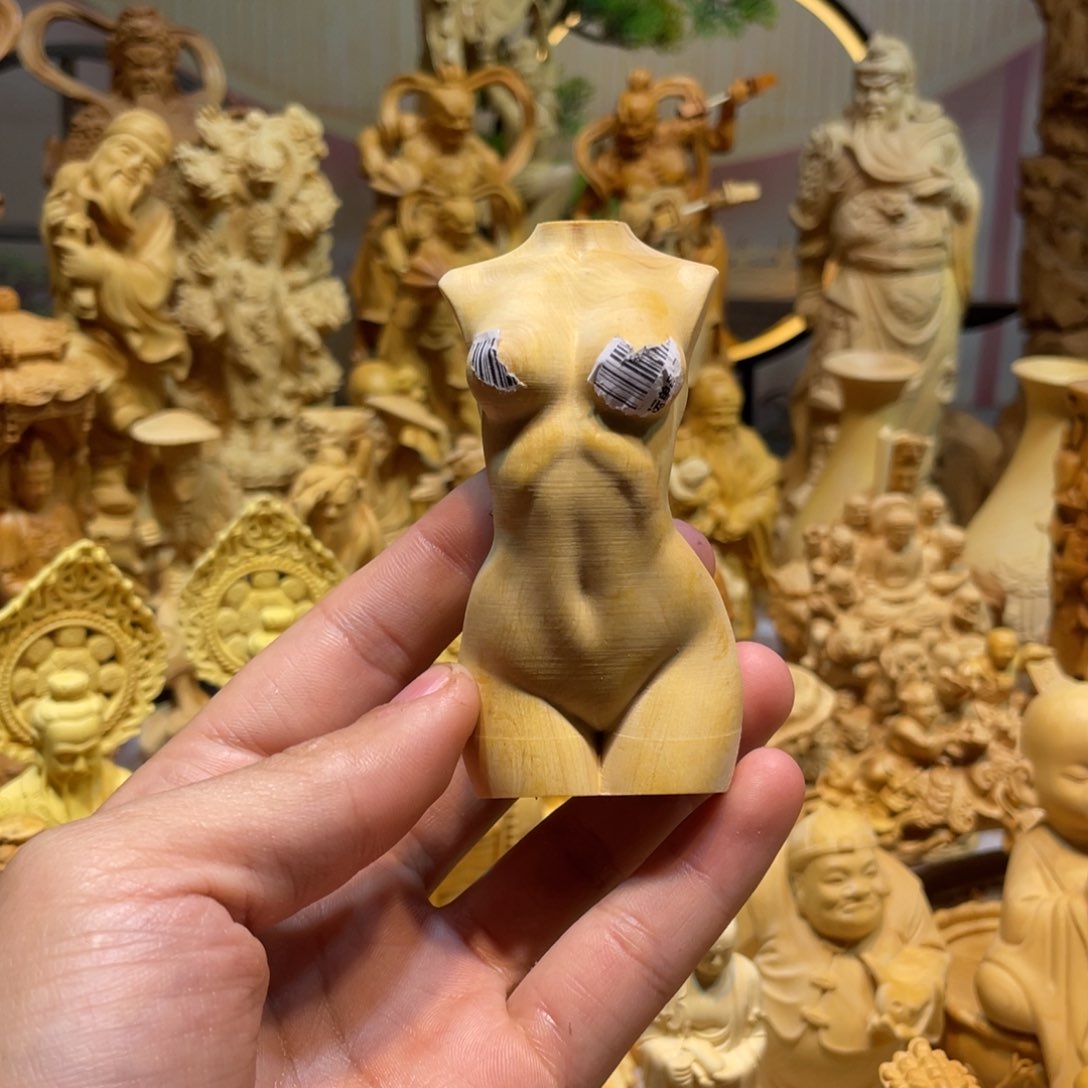 黄杨木小叶瑕疵美女模特