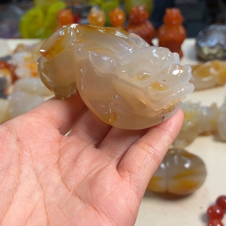 玛瑙/玉髓未镶嵌吊坠(不含链)