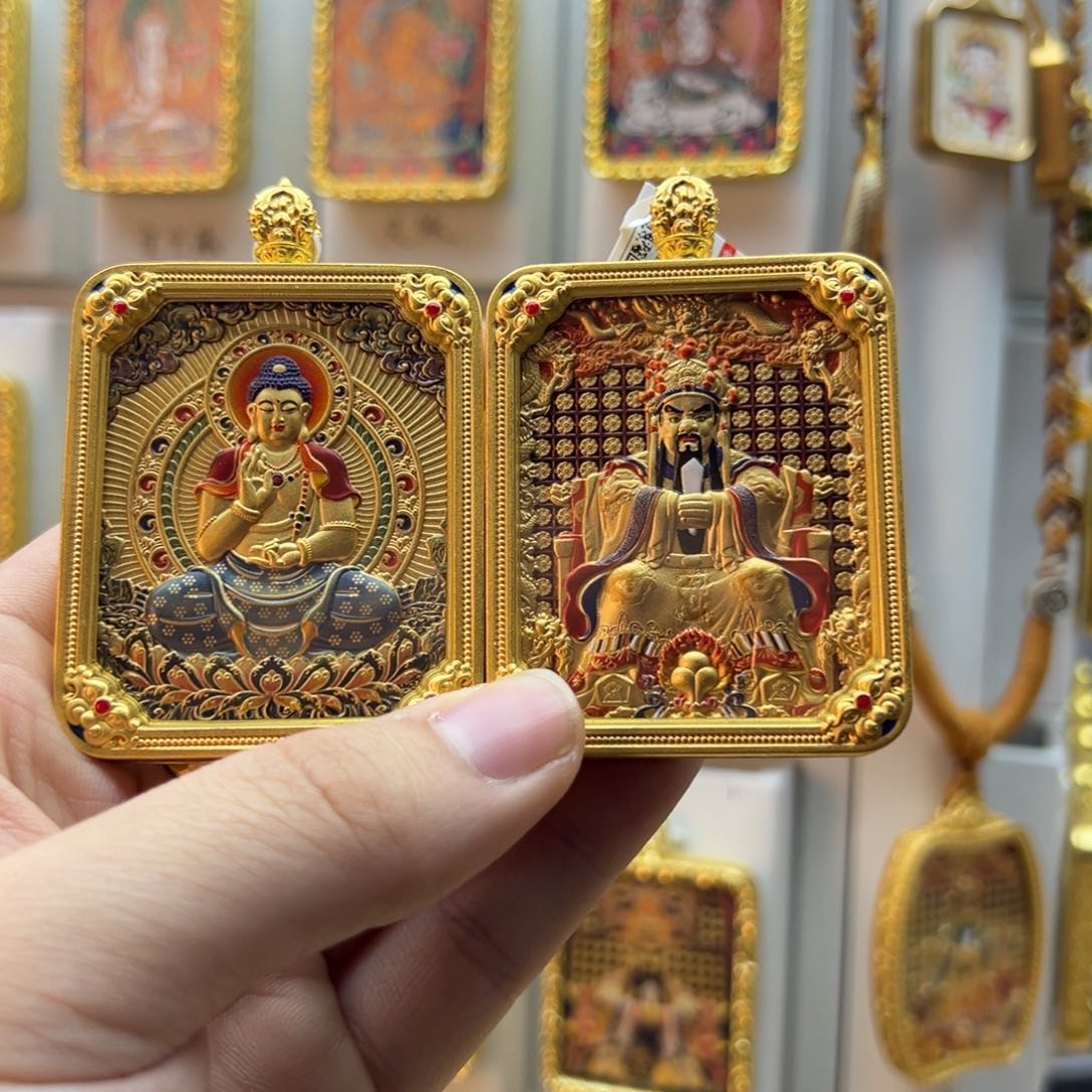 吊坠郑**、定制定制一步到位唐卡