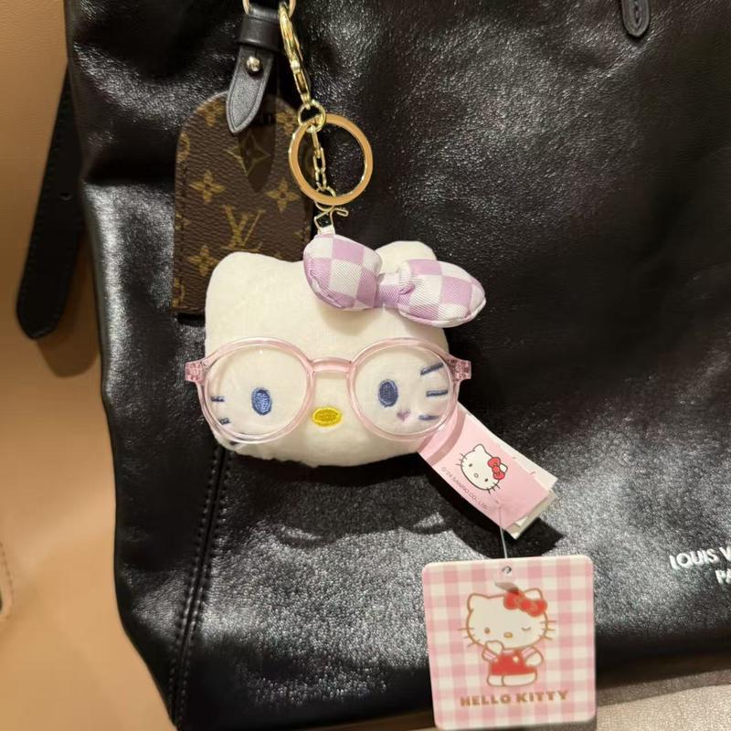 【葡萄头】正版KT凯蒂猫挂件卡通可爱hellokitty钥匙扣毛绒玩偶装饰