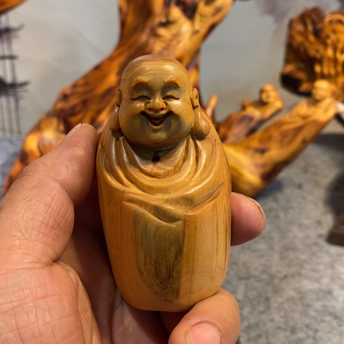 【闪购商品】柏木（崖柏）根雕木雕工艺品摆件家居装饰厂家直销手把件