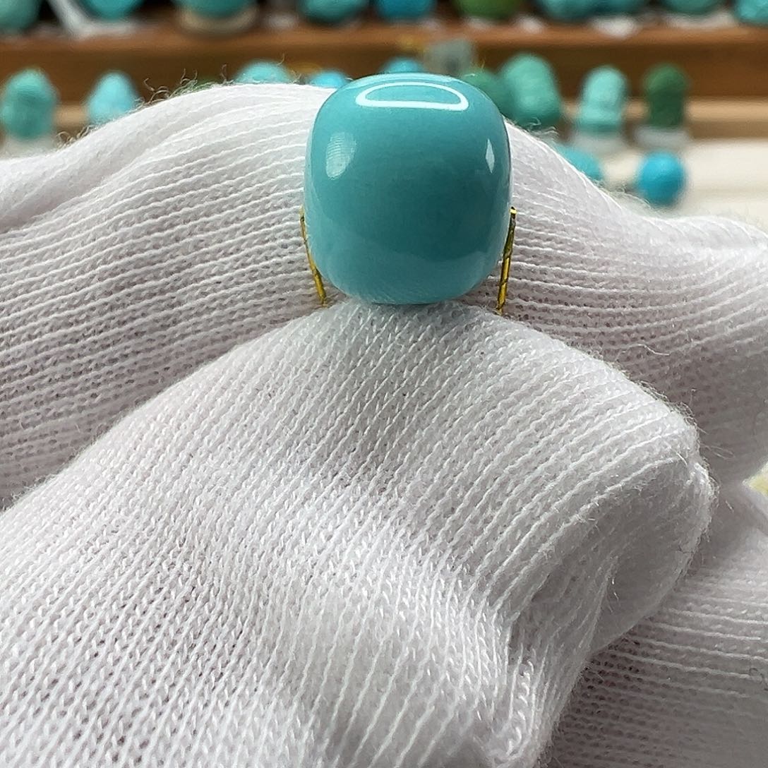 绿松石老型珠未镶嵌