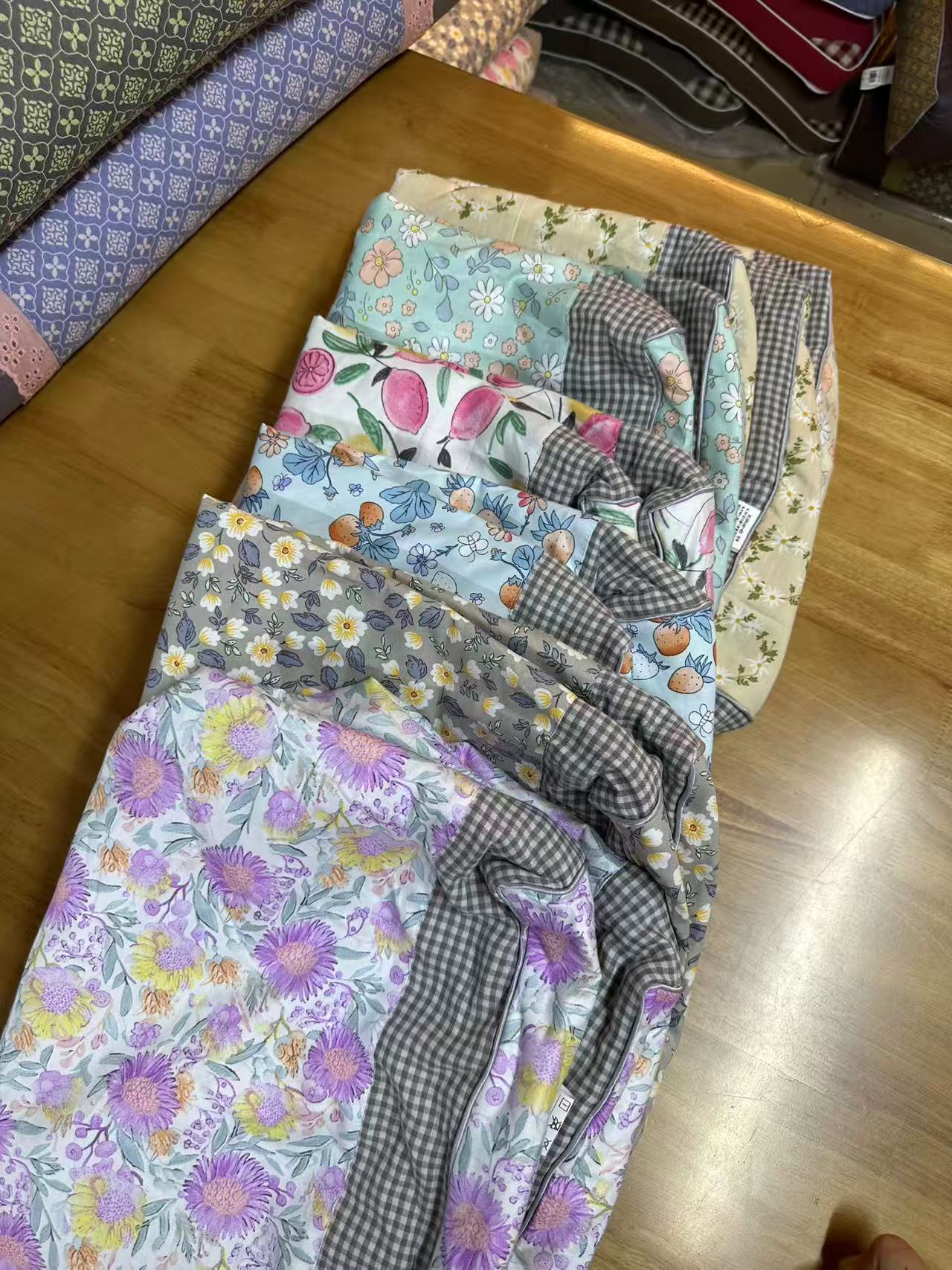 花野纯棉系列立体换洗枕套 加厚枕头套