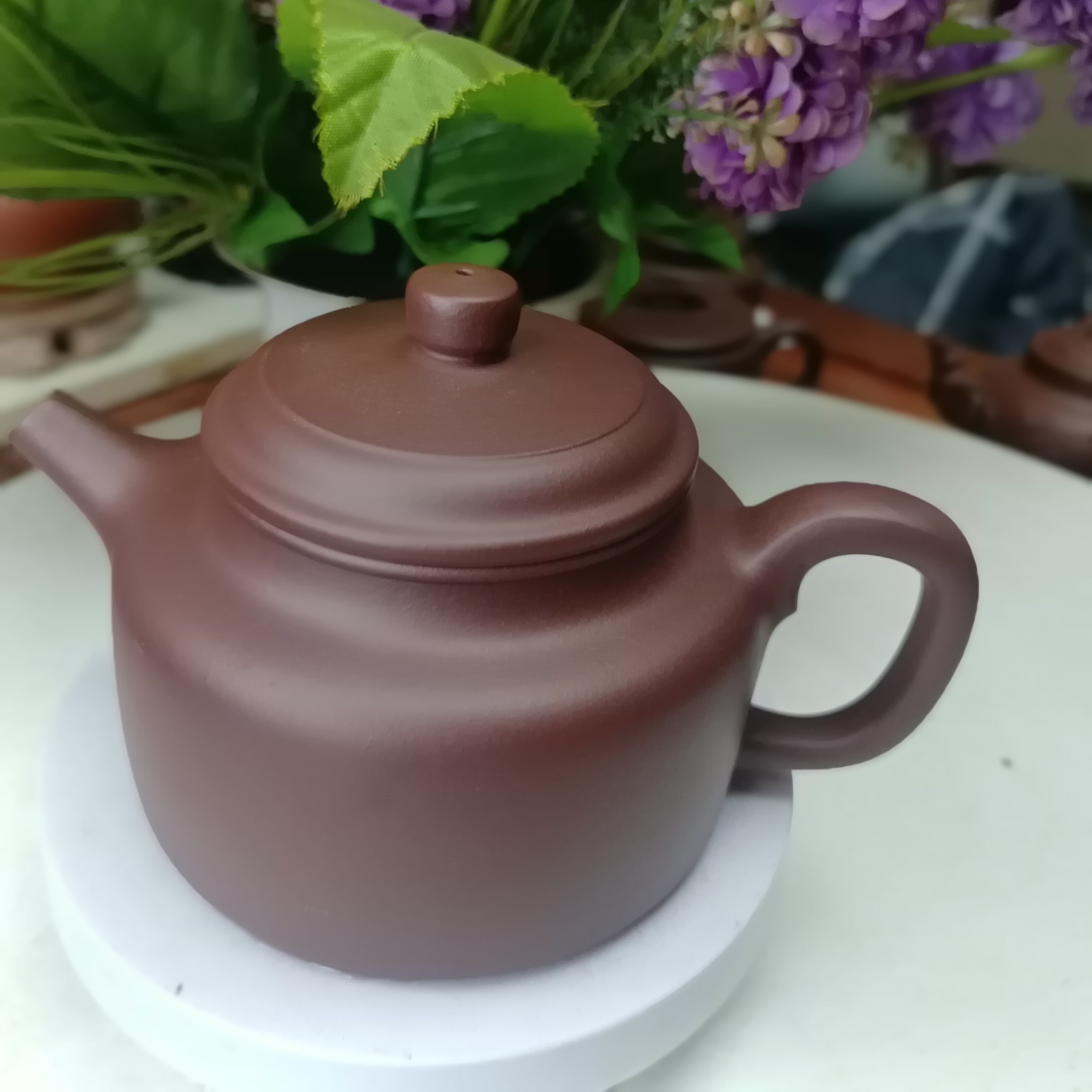 紫砂壶茶壶纯手工大容量功夫茶泡茶壶原矿紫砂手工制作紫泥德钟壶
