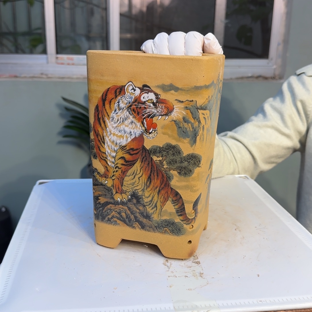 紫砂花盆紫砂口径14