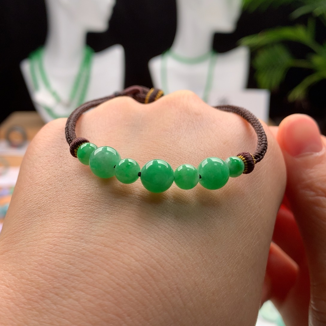 翡翠手链未镶嵌页*天然缅甸A货翡翠