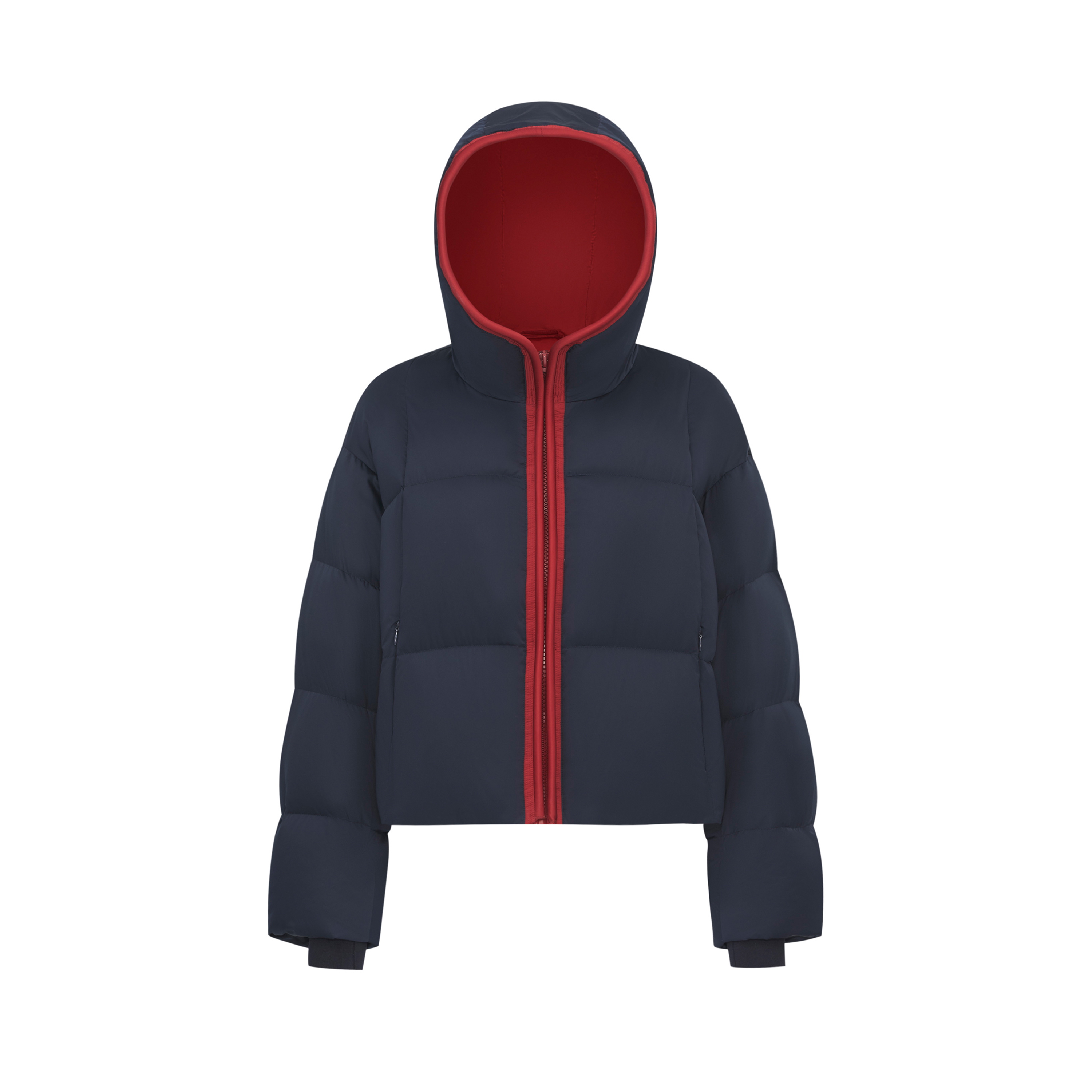 2025冬季新款T161女款连帽缎面95鹅绒服