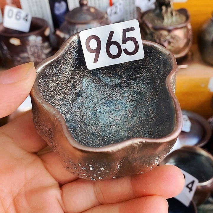 紫砂茶杯柴烧纯手工965