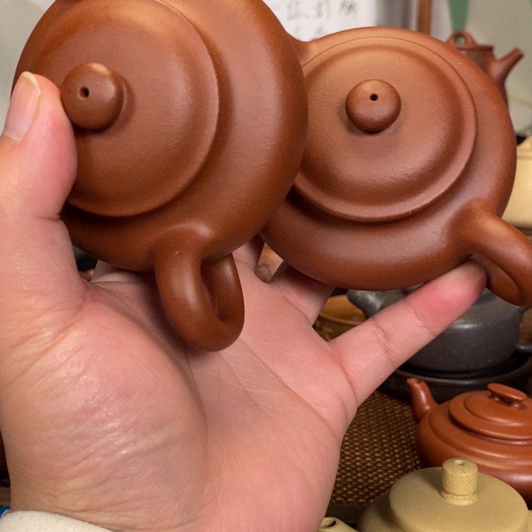 点***金紫砂茶壶两只晃盖掇只仿古