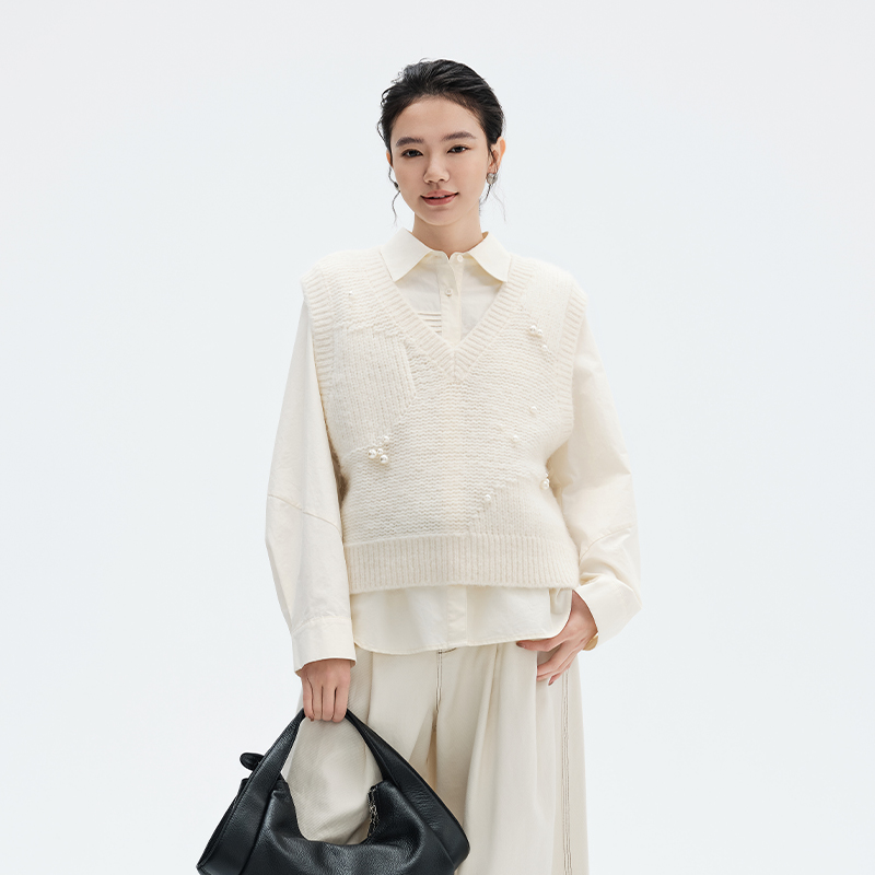 【折客优品】2026早春新品马甲针织衫休闲时尚气质时尚休闲