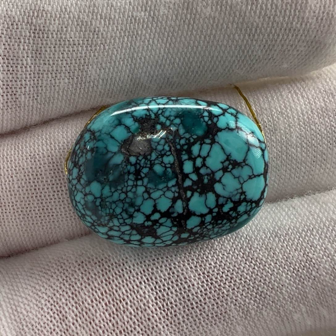 未镶嵌绿松石随形17.4mm