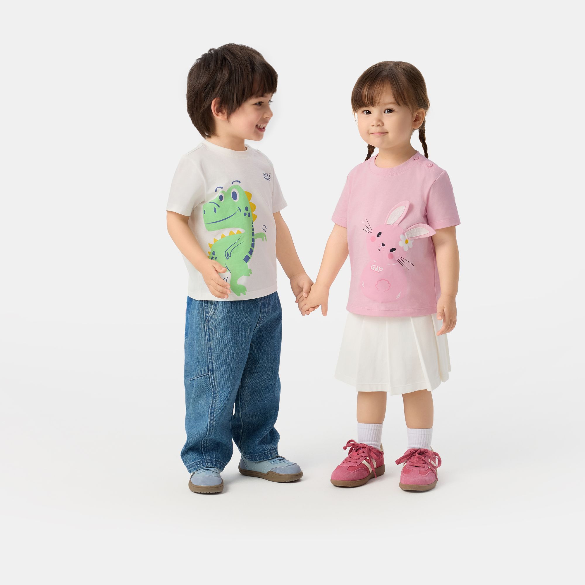 【小童款】Gap男女幼童2025夏季新款3D造型T恤儿童装DR 767328