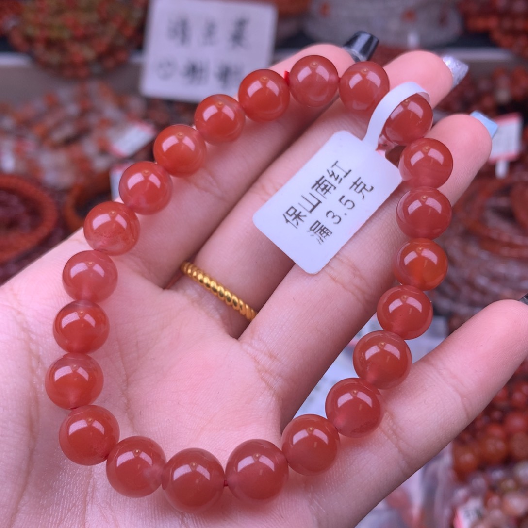 未镶嵌手链南红玛瑙25号