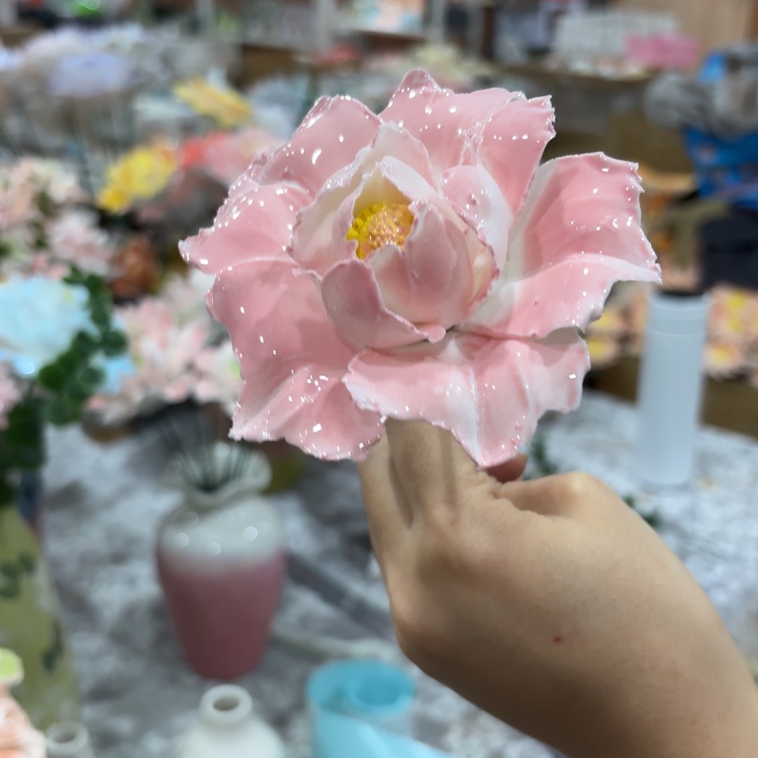 陶瓷花，拍满20发货，退款拉黑