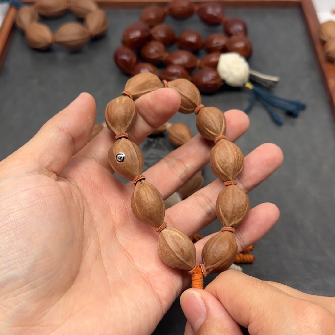 橄榄核手串1.7✖️2.4银标款