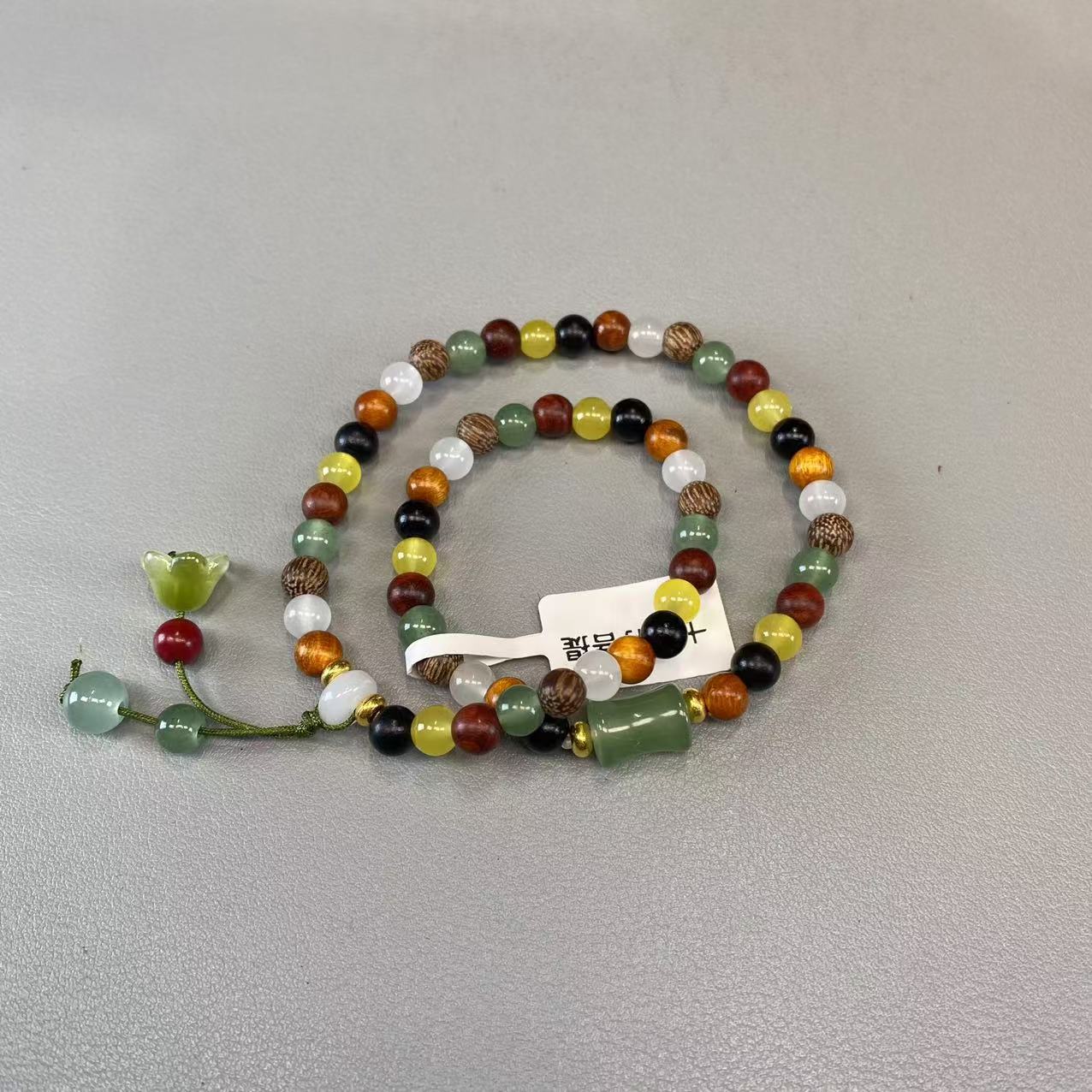 非金属木质手链 多宝双圈手串MK286（不带礼盒）