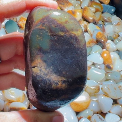 和田玉（糖玉）手链未镶嵌22