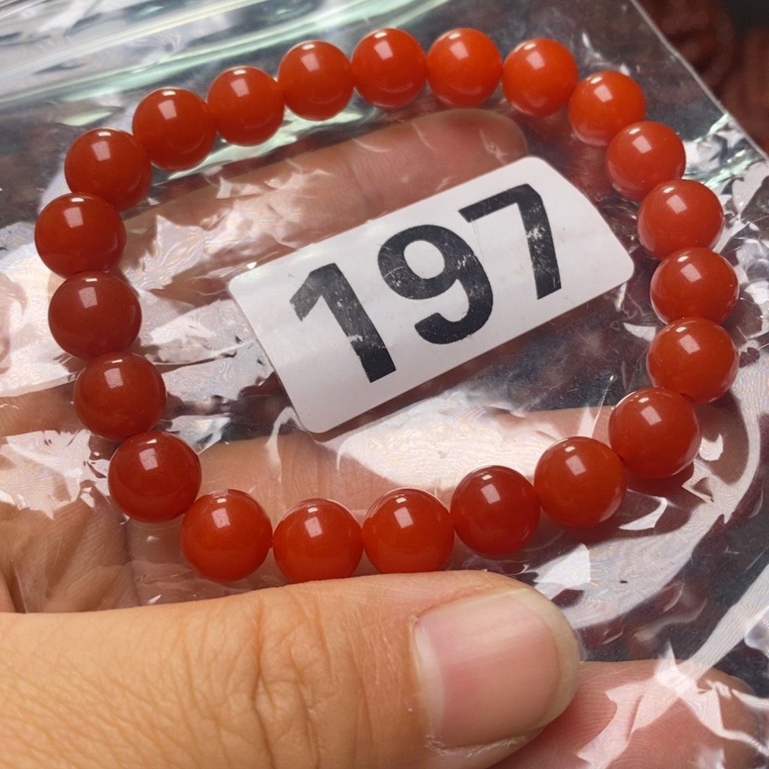 丹***师南红玛瑙未镶嵌手链