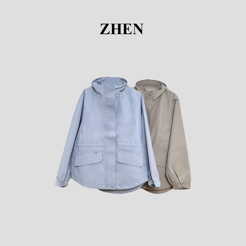 【ZHEN】25K01360 2025气质显瘦时尚百搭上新小众设计感外套秋冬