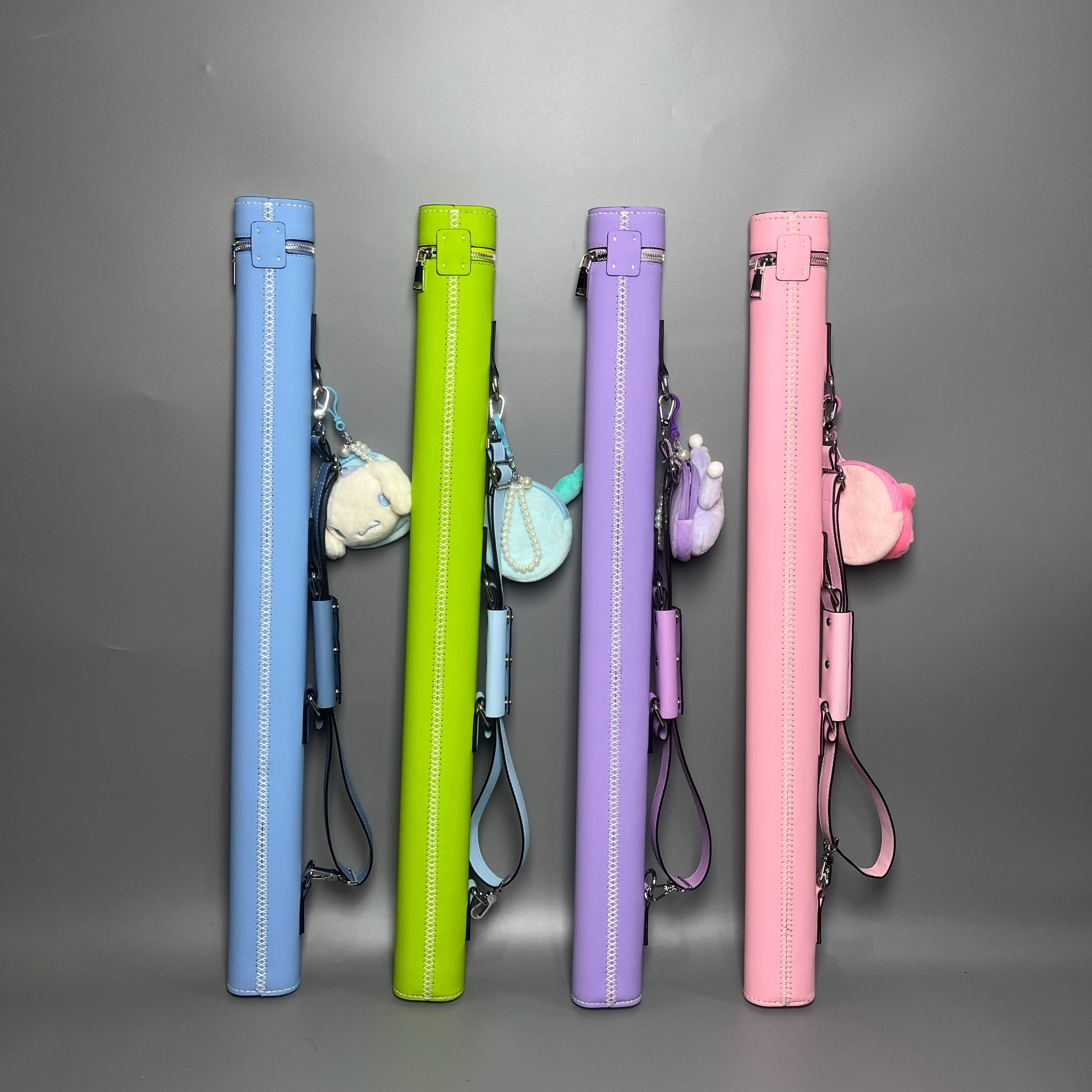 伯威2孔杆桶多巴胺DIY手工杆桶杆包杆盒1/2分体杆包高颜值ins老花